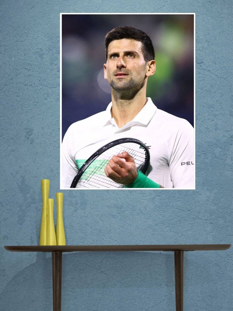 Poster sportiv - Novak Djokovik - foto poster decorativ pentru perete