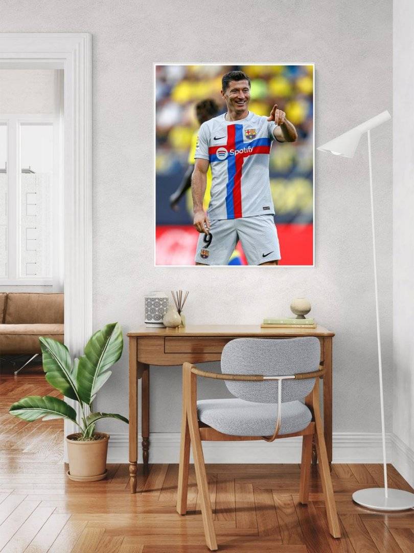 Poster sportiv - Robert Lewandowski - foto poster decorativ pentru perete