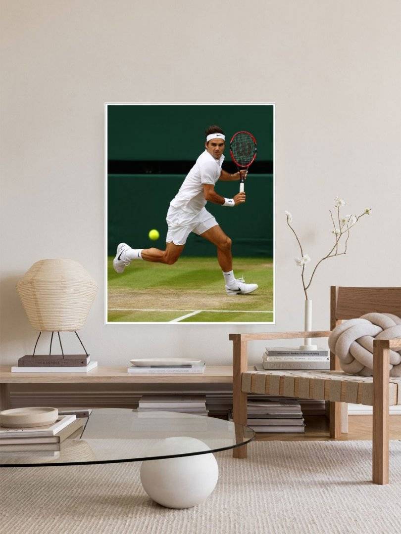 Poster sportiv - Roger Federer - foto poster decorativ pentru perete