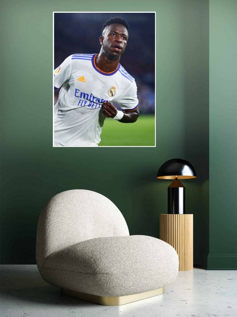 Poster sportiv - Vinicius Junior - foto poster decorativ pentru perete