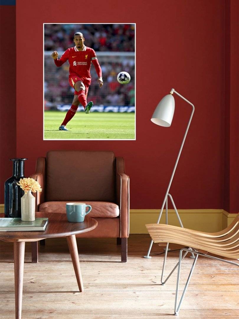 Poster sportiv - Virgil van Dijk - foto poster decorativ pentru perete