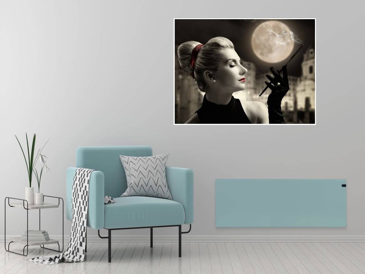 Poster beauty-Profil retro si luna 