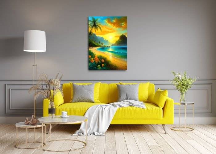 Tablou canvas - Apus in paradis