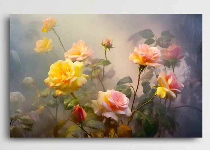 Tablou canvas - Beautiful blooming roses