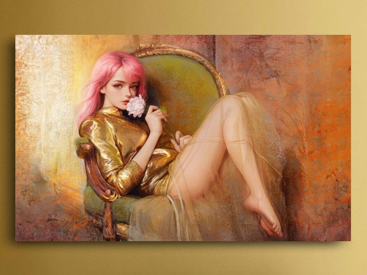 Tablou canvas - Doua flori