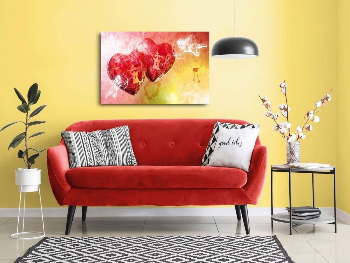 Tablou canvas - Doua inimi