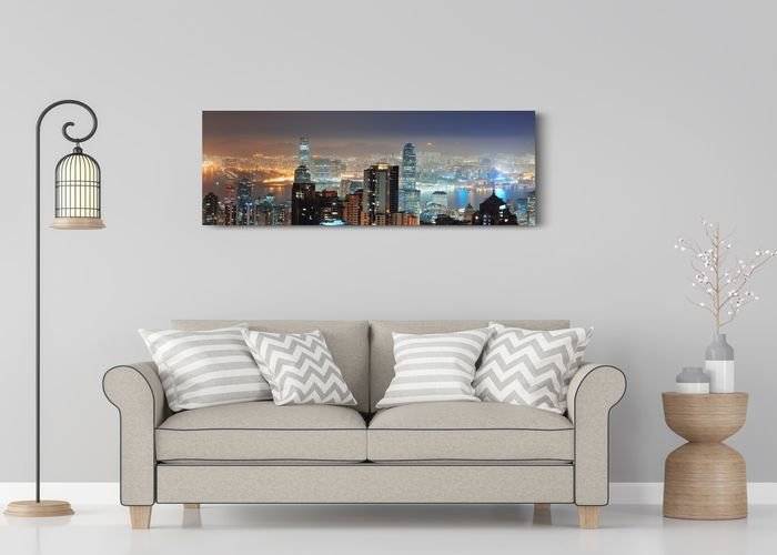 Tablou canvas - Hong Kong noaptea
