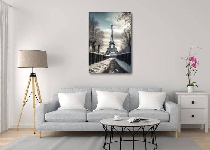 Tablou canvas - Iarna pariziana