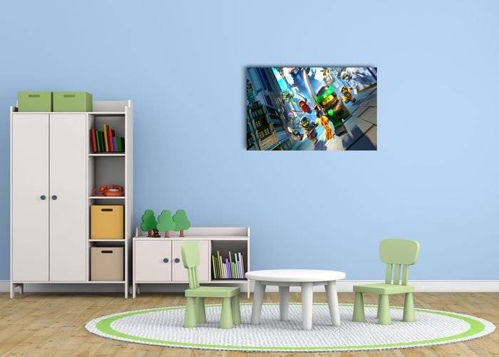 Tablou canvas - Lego Ninjago in asalt