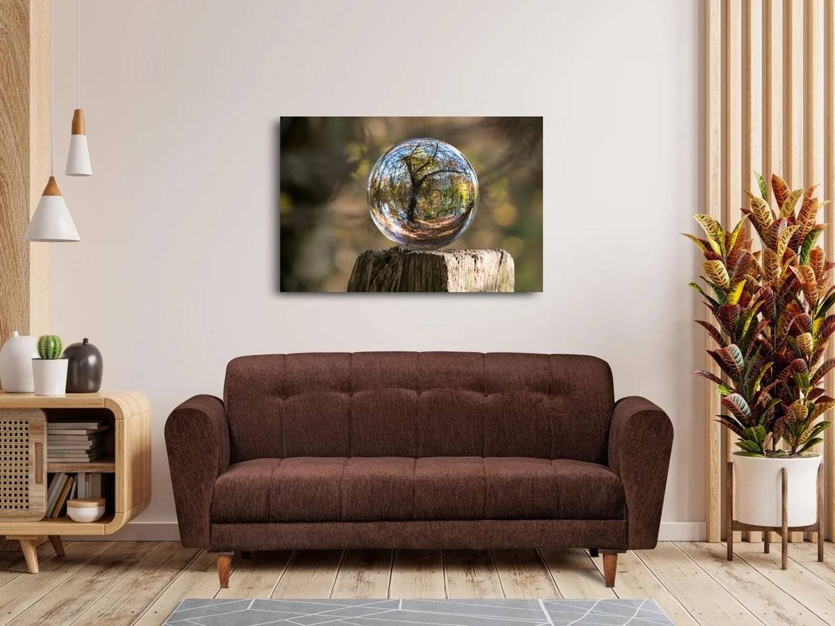 Tablou canvas - Natura intr-un  glob de sticla