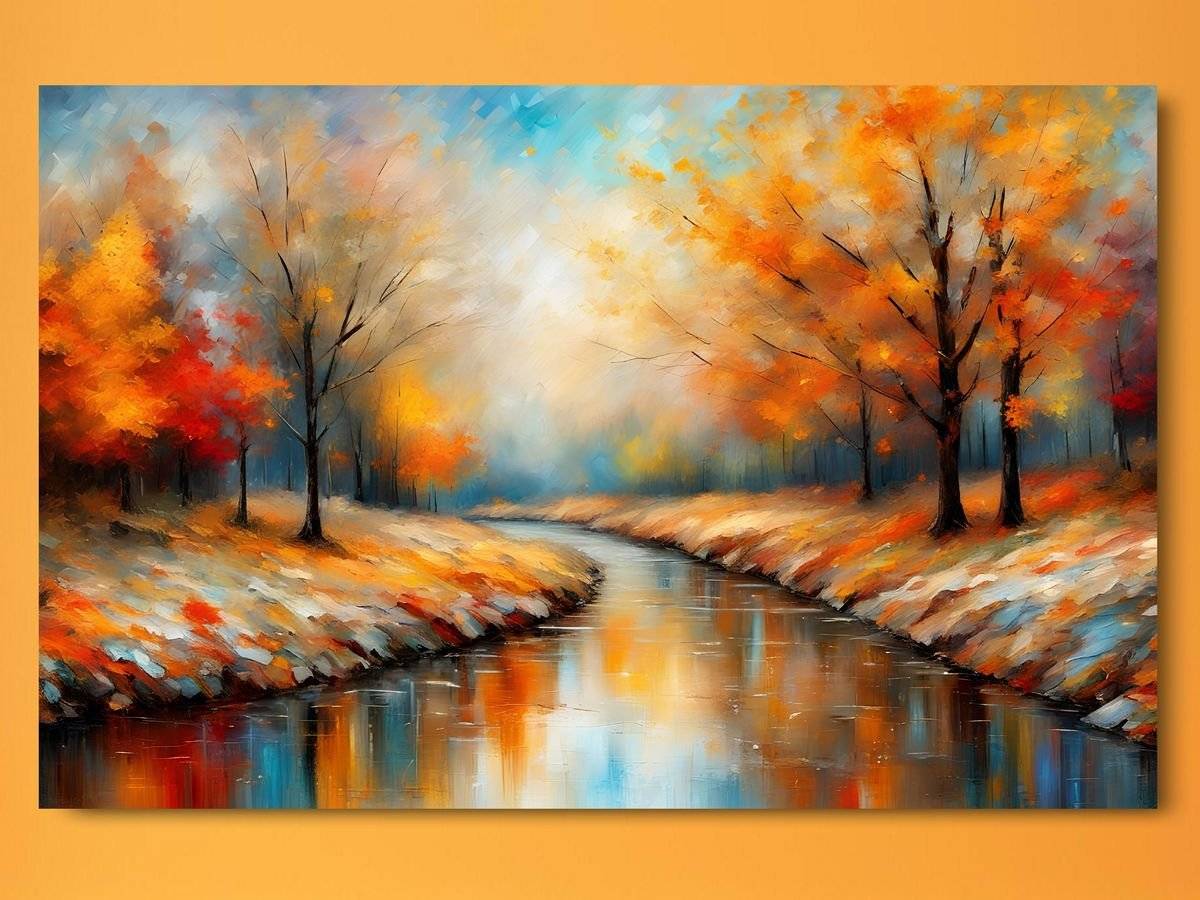 Tablou canvas - Padure vibranta