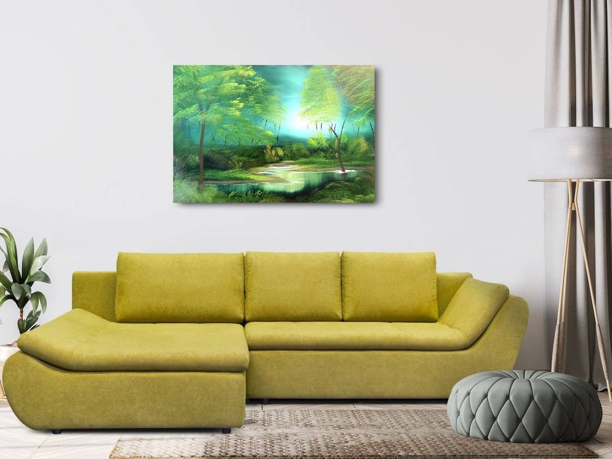 Tablou canvas - Peisaj de la rau