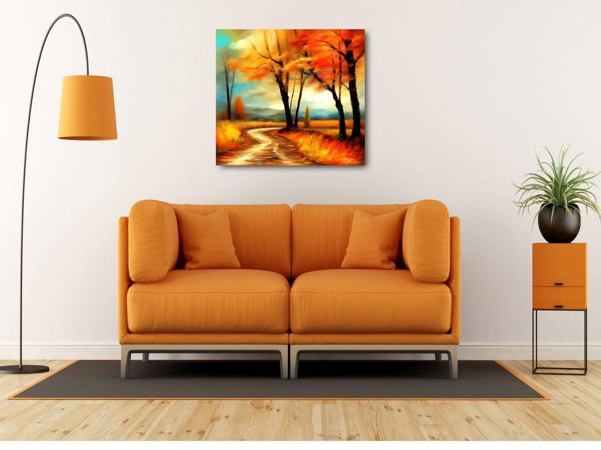 Tablou canvas - Peisaj provincial toamna