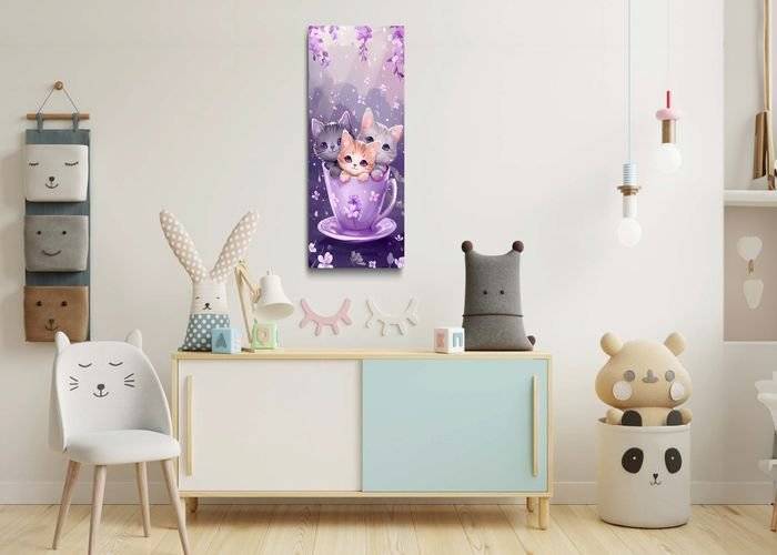 Tablou canvas - Pisicute intr-o ceasca
