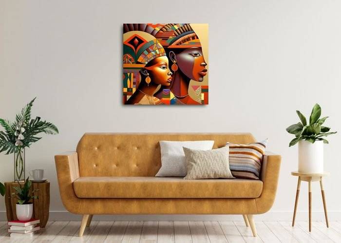 Tablou canvas - Portrete abstracte moderne 3