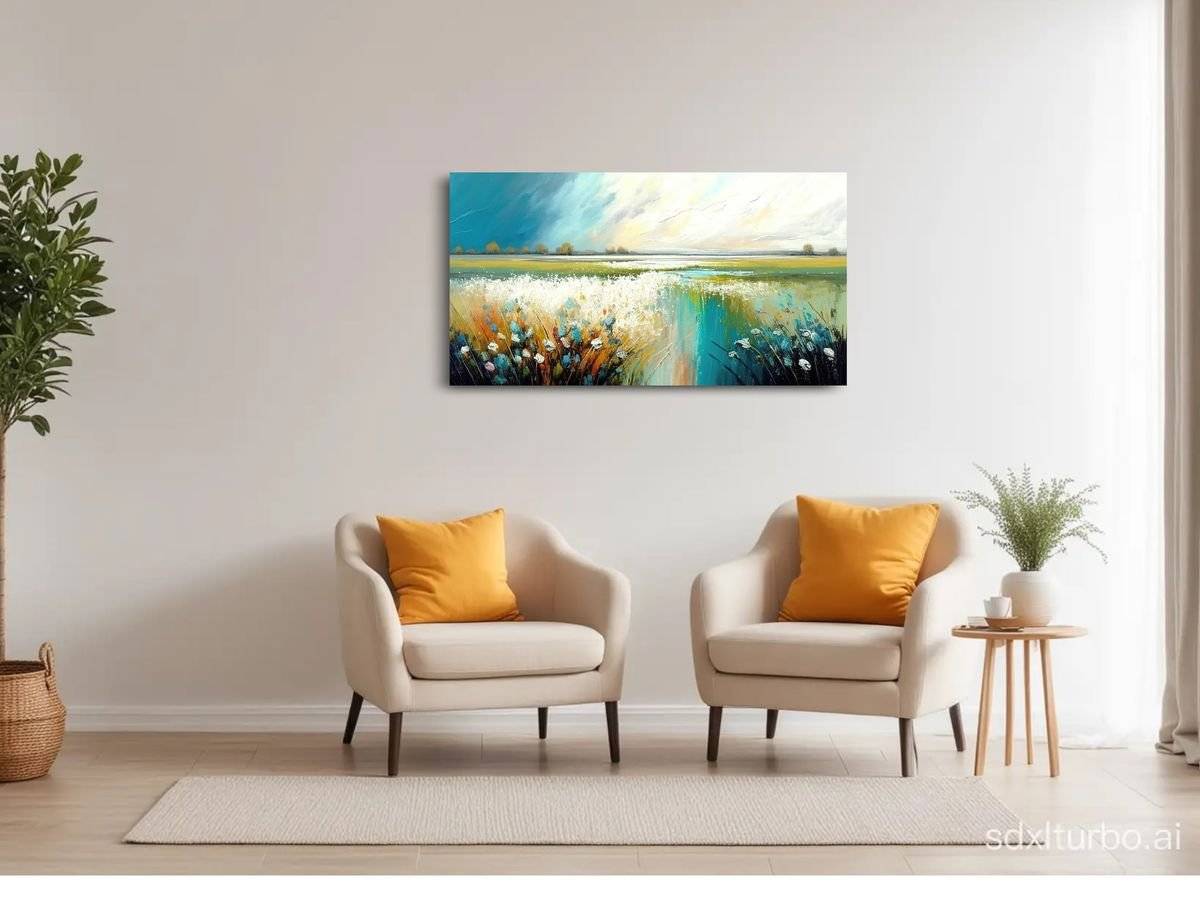 Tablou canvas - Poteca in lan