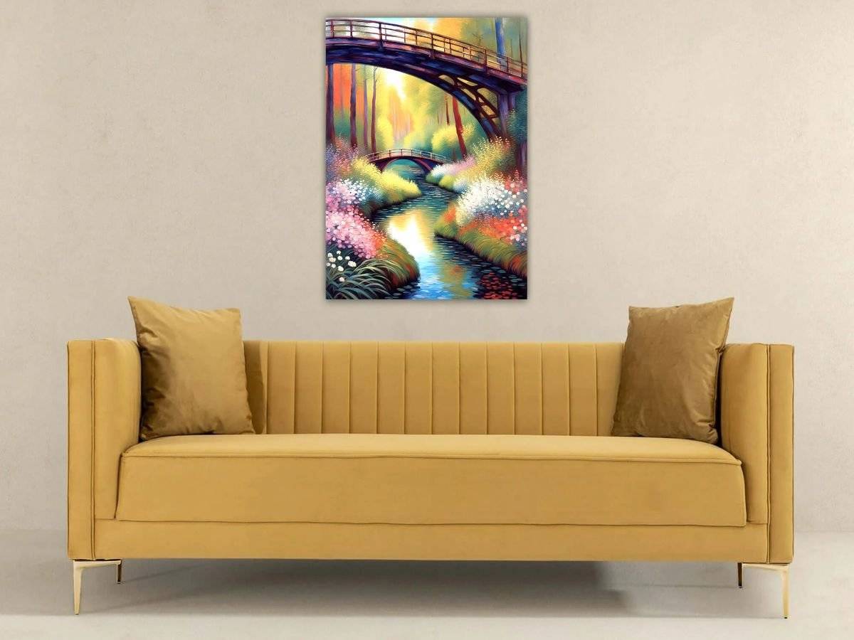 Tablou canvas - Punti peste rau