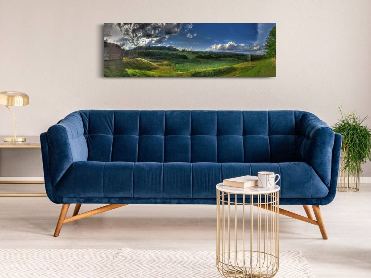 Tablou canvas - Rasarit rural