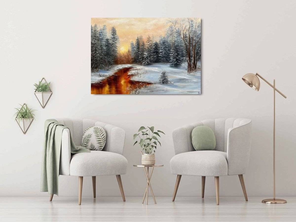 Tablou canvas - Reflexii hibernale