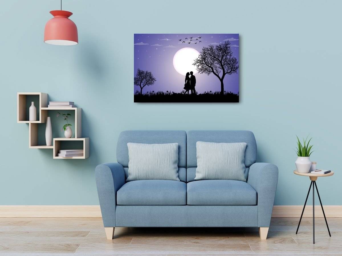 Tablou canvas - Romanta sub luna plina