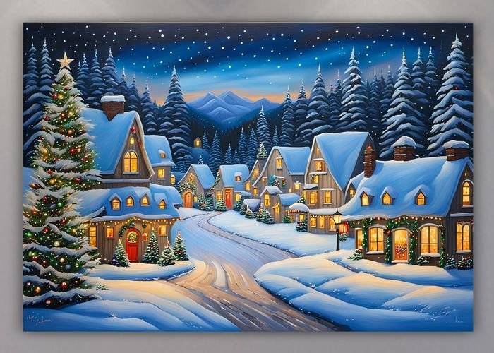 Tablou canvas - Seara de ajun