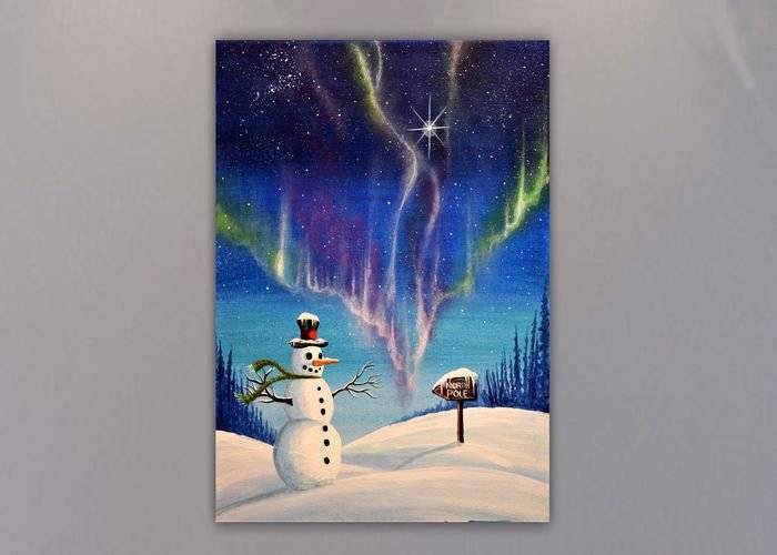 Tablou canvas - Spre casa lui Mos Craciun