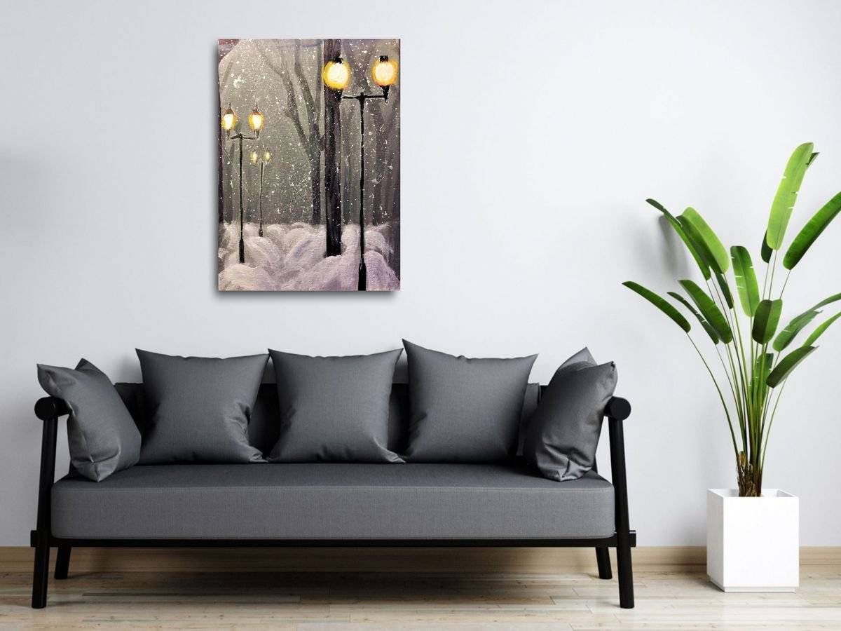 Tablou canvas - Troiene pe alei