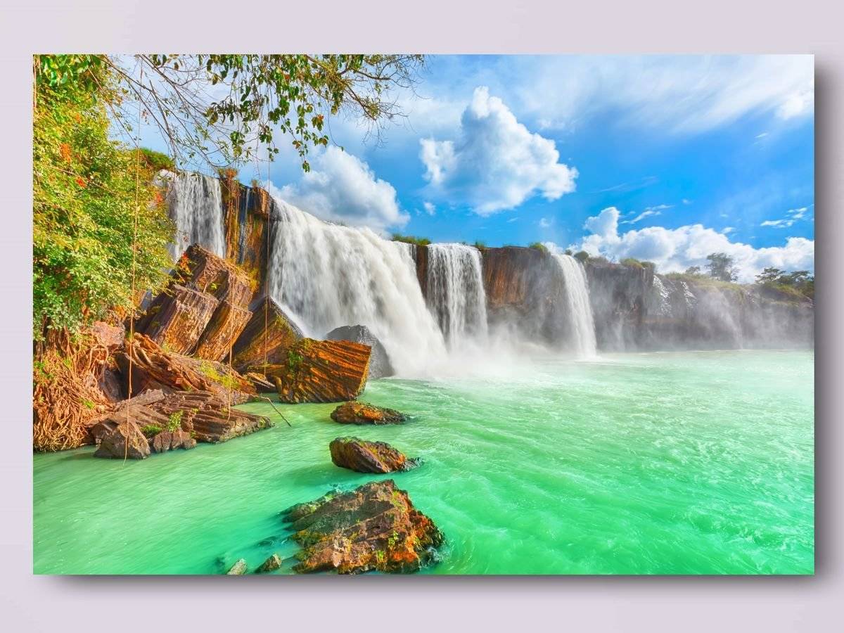 Tablou canvas - Tumultul cascadei