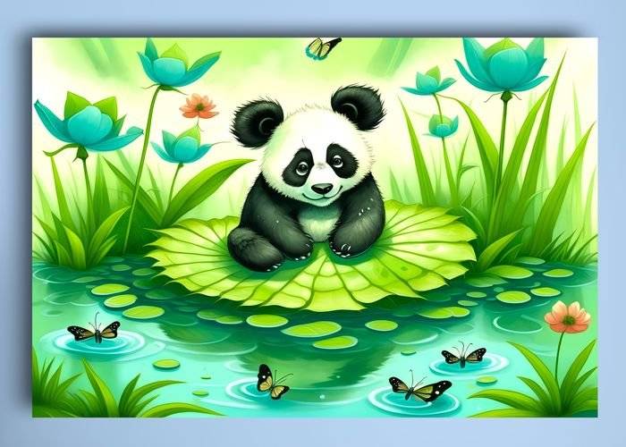Tablou canvas - Ursulet panda
