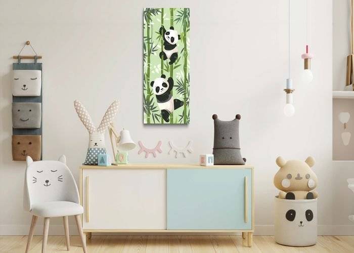 Tablou canvas - Ursuleti panda