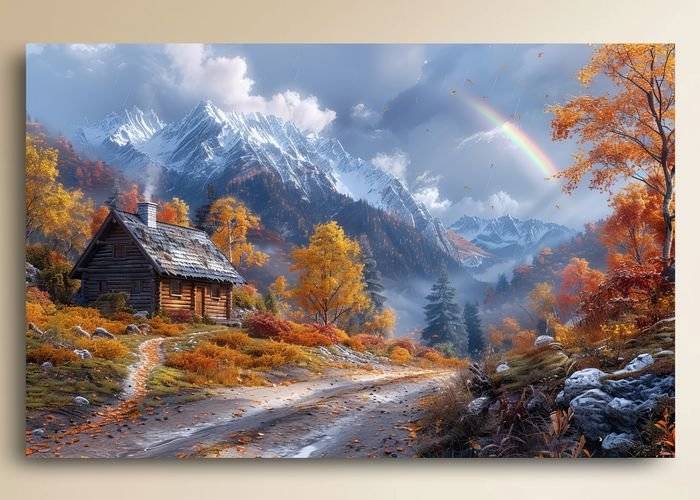 Tablou canvas - Vis montan