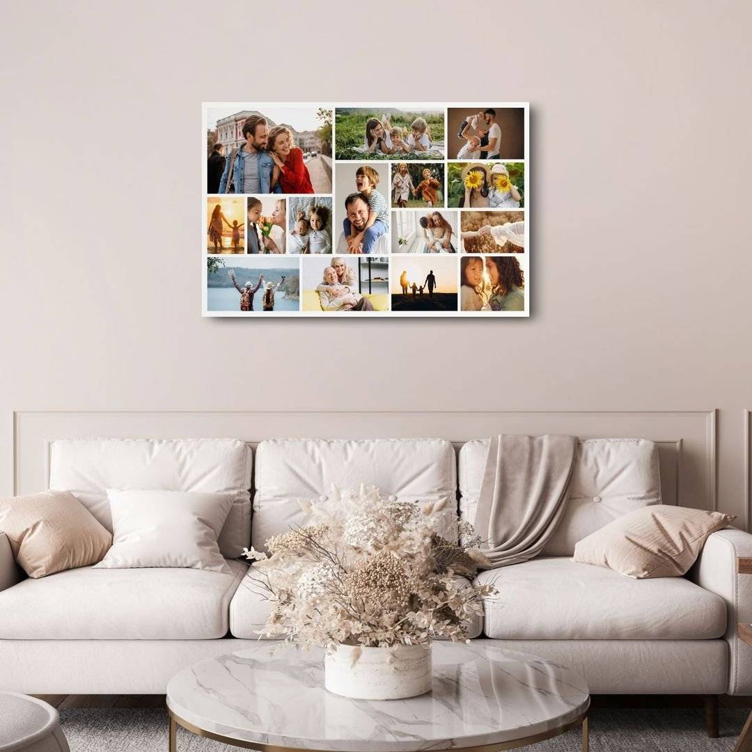 Tablou canvas personalizat colaj format landscape