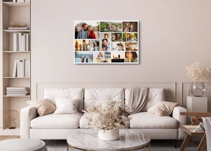 Tablou canvas personalizat colaj format landscape