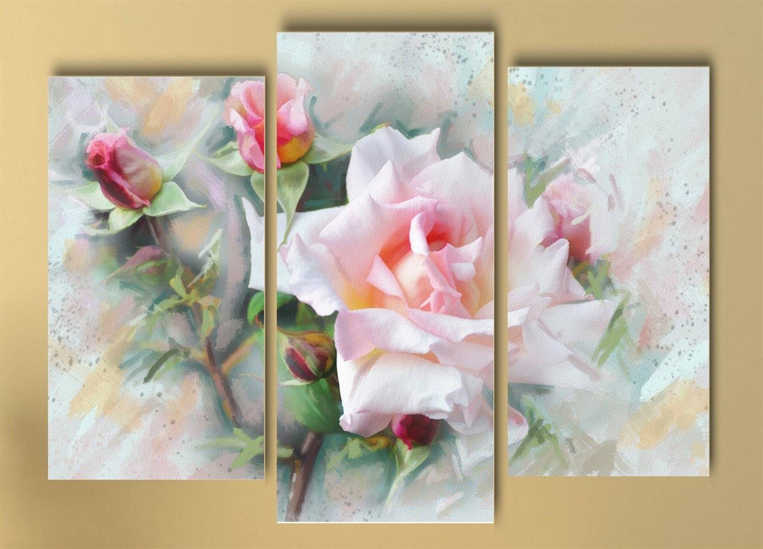 Tablou multicanvas - Delicatetea rozelor