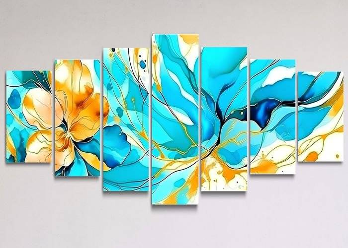 Tablou multicanvas - Zefir floral