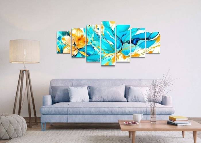 Tablou multicanvas - Zefir floral