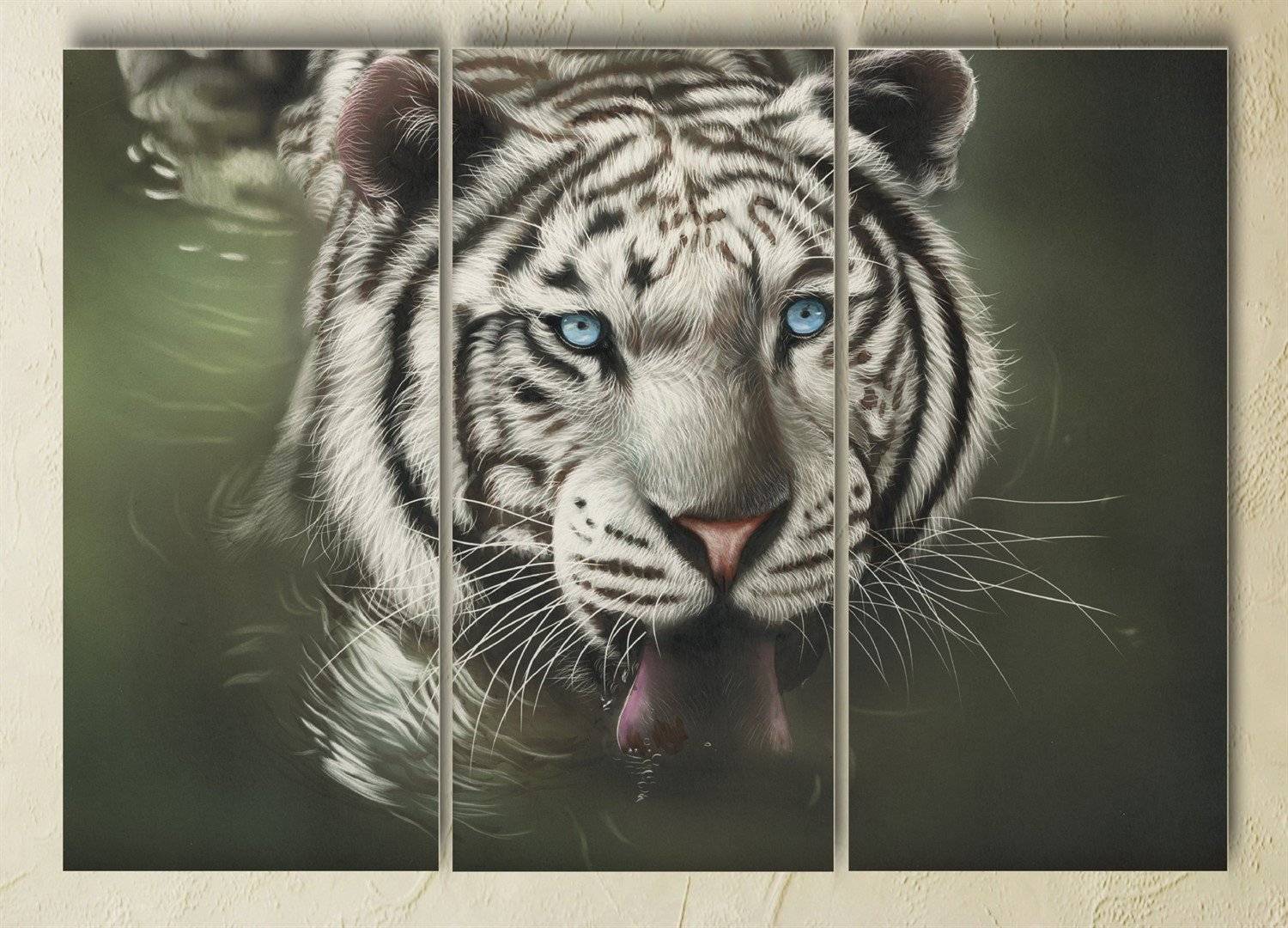 Tablou multicanvas - Tigru insetat