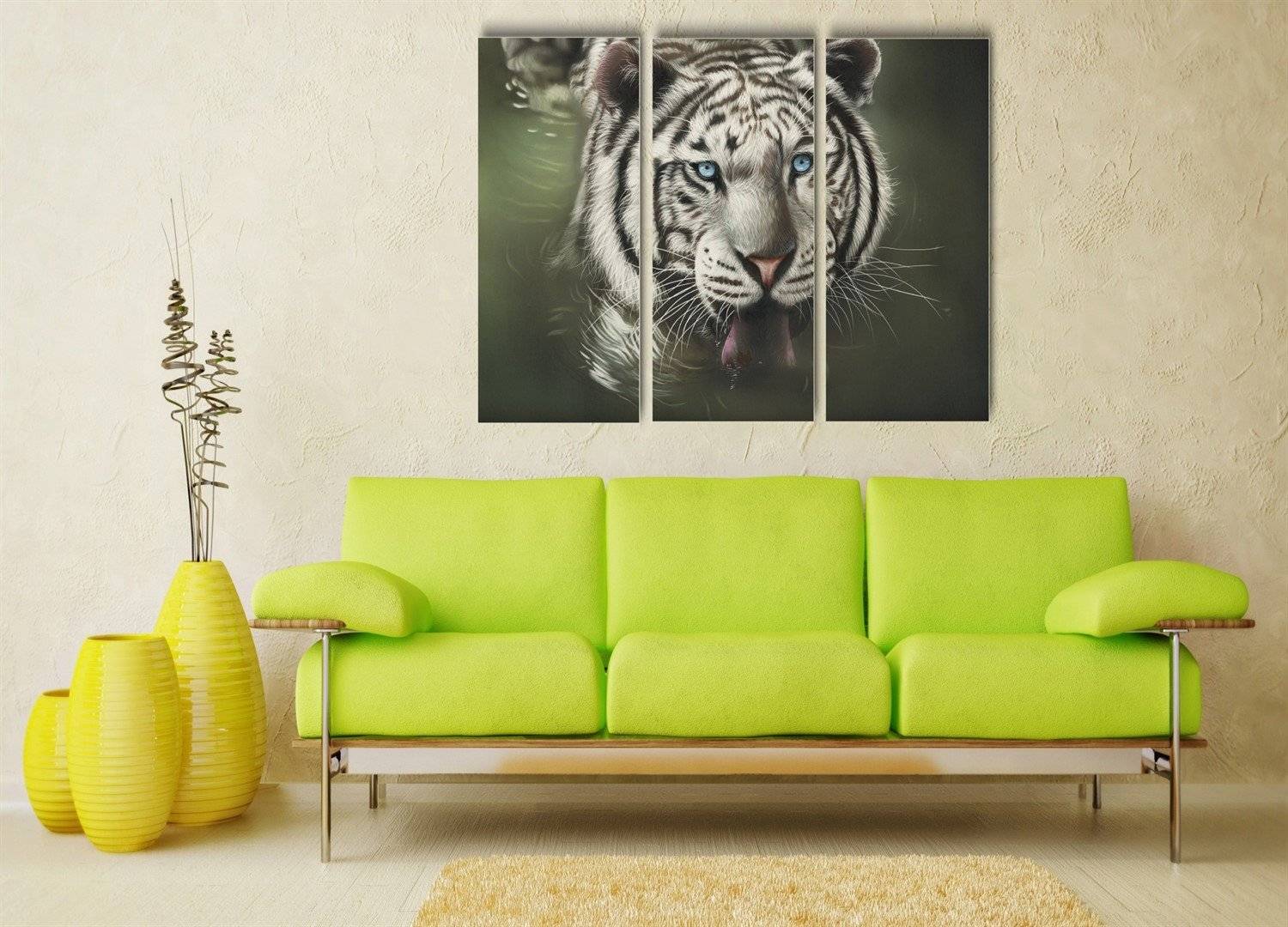 Tablou multicanvas - Tigru insetat