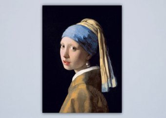 Tablou canvas -  Fata cu cercel de perla - Johannes Vermeer