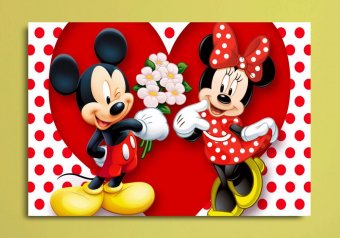 Tablou canvas -  Mickey si Minnie