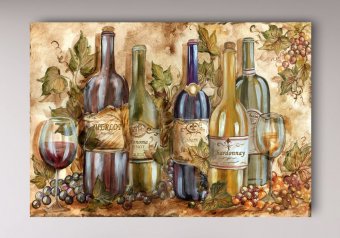 Tablou canvas - Colectie de vinuri