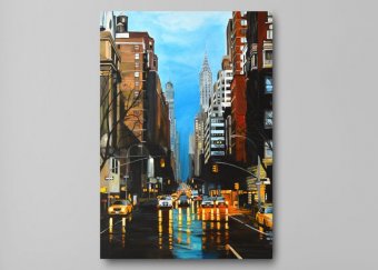 Tablou canvas -New York - Strada in furtuna