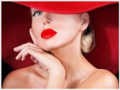  Poster beauty-Eleganta in rosu 