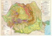 Harta geomorfologica a Romaniei - 1978