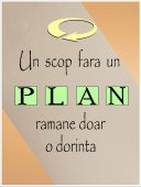 Poster motivational - Planificare