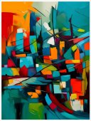 Poster abstract - Emotii cromatice