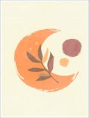 Poster boho art - Faza a lunii