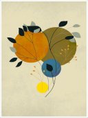 Poster boho art - Sfere si ramura