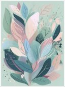 Poster boho art - Abundenta