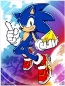 Poster copii-Sonic-foto poster decorativ 